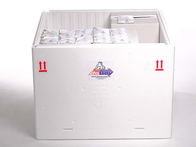 34 Super-Ice Cube Styrofoam-Insulated Large Shipping Cooler - Loboy