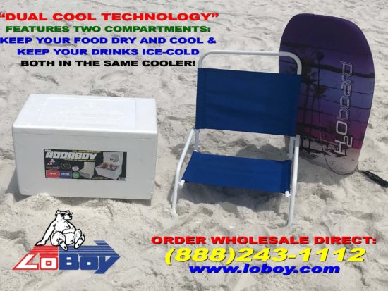 LoBoy Addaboy Dual Compartment Thick-wall Styrofoam Cooler