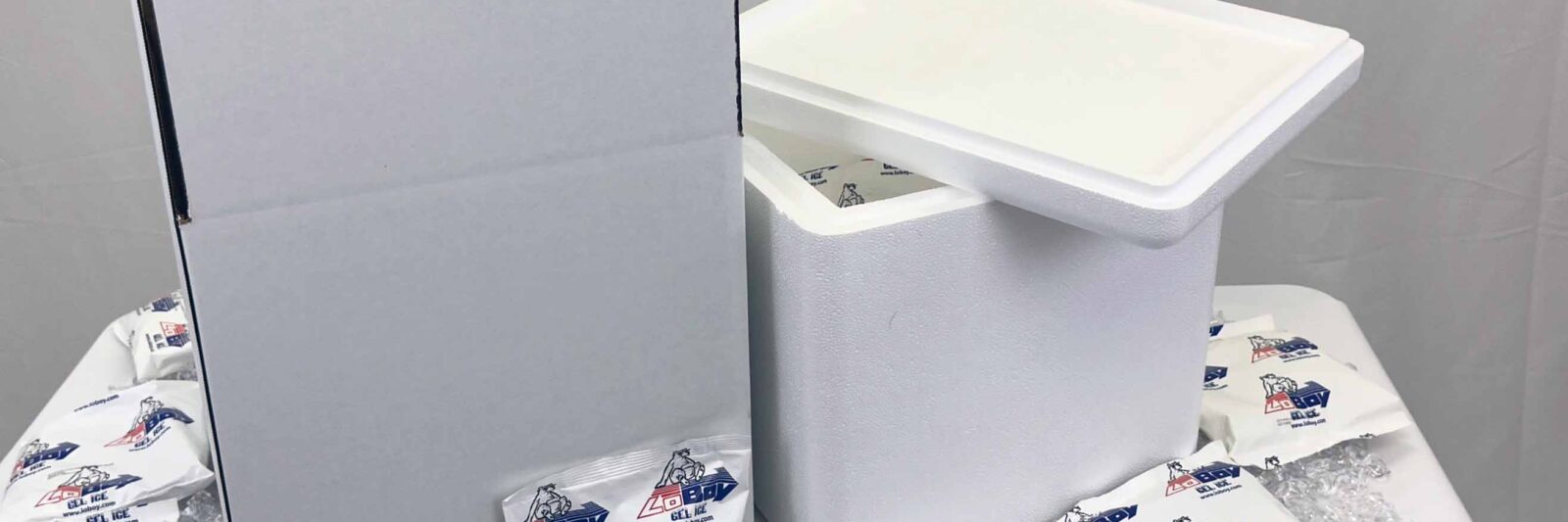 LoBoy #216 28-Quart Styrofoam Shipping Cooler for Perishables
