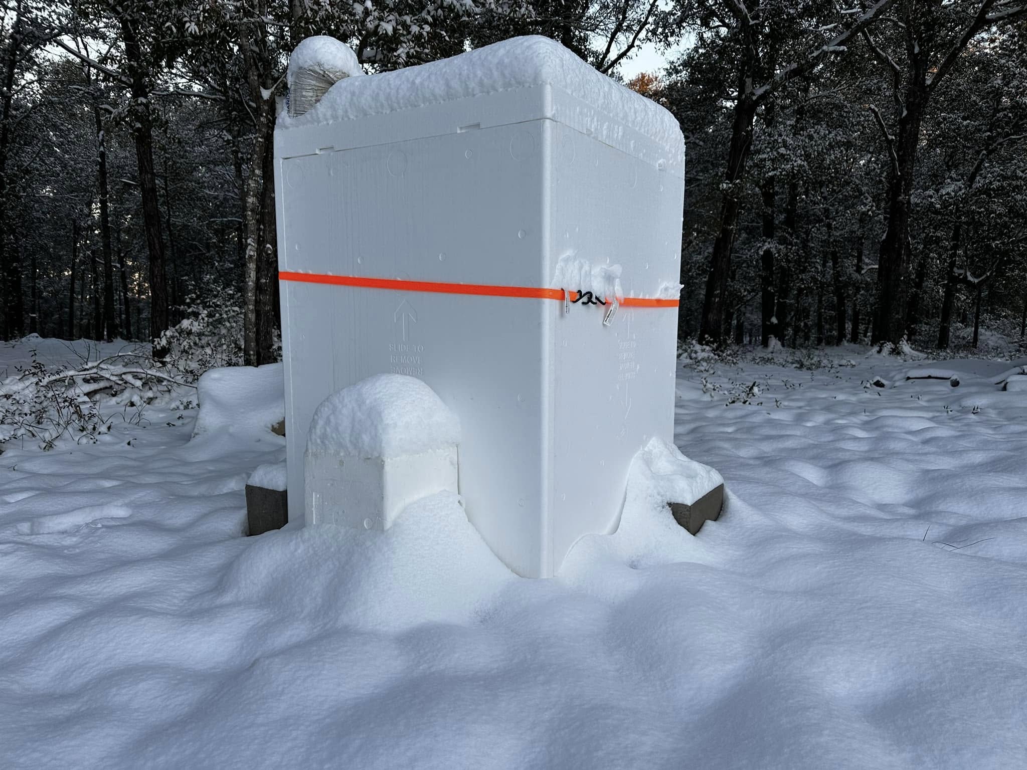 LoBoy Extra Large Super-Ice Cooler Protects Outdoor Equipment During Heavy Snow